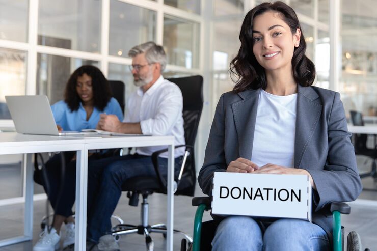 hereth insurance consulting - non profit organizations insurance - Woman Holding Heart Object