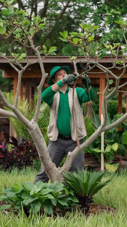 hereth insurance consulting - landscaping and tree service insurance - Gardener Shaping Trees
